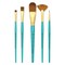 Royal & Langnickel Menta Synthetic Sable Ceramic Brush Set - Set of 5